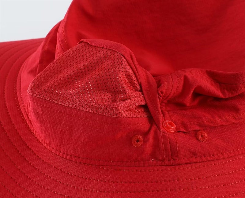 Connectyle Sun Hat for Men Women Outdoor UV Protection Safari Hat for Fishing Hiking Gardening Breathable Cowboy Hat UPF50 - Image 5